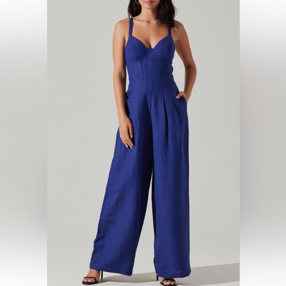 ASTR the Label Casper Wide Leg Jumpsuit